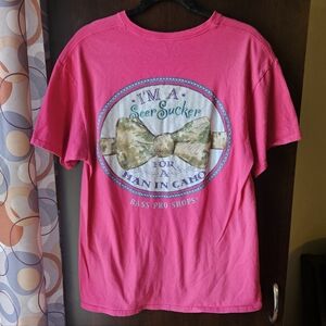 Pink Bass Pro Shops Graphic T-Shirt
